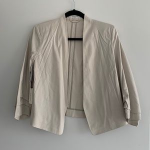 Aritzia Linen Blazer in Matte Pearl— NWT